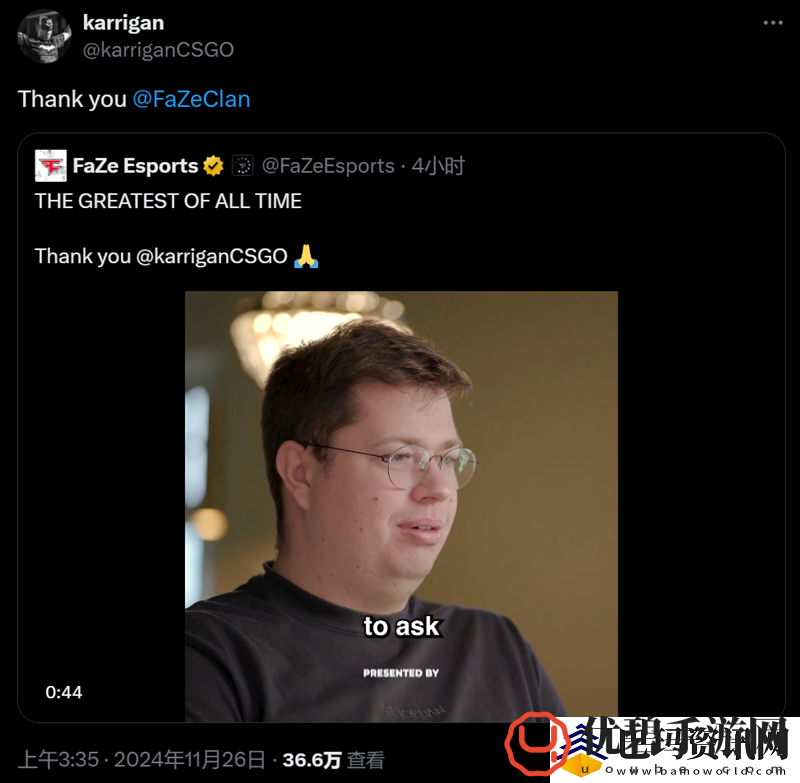 FaZe发布视频整活