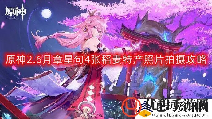 原神2.6月章星句4张稻妻特产照片怎么拍