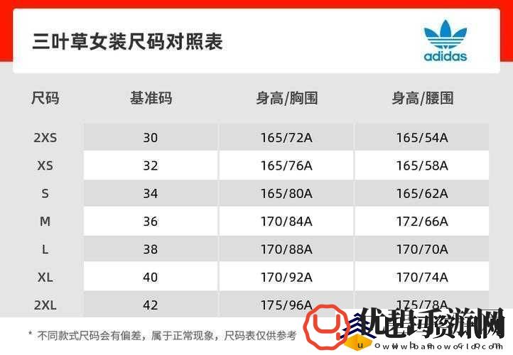 三叶草尺码：966-你需要的码数