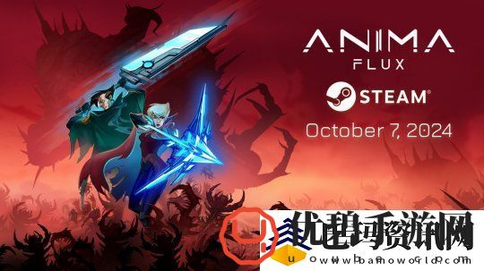 合作元素融入的银河恶魔城风格游戏AnimaFlux确定于10月7日正式发售