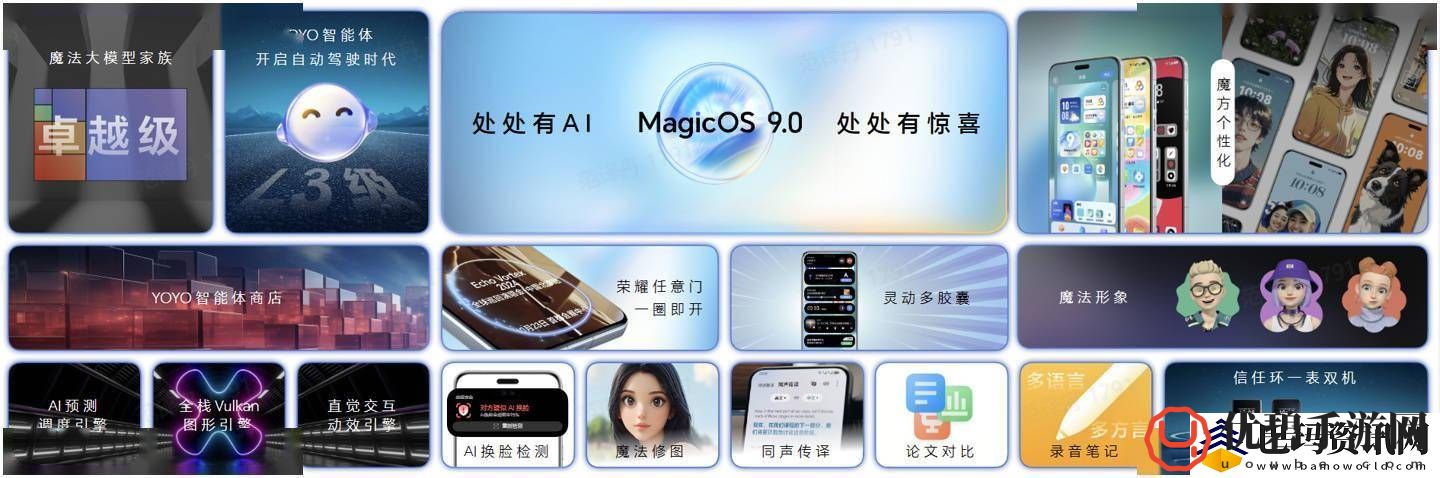 荣耀多款机型迎来MagicOS-9.0正式版升级-新功能抢先看！